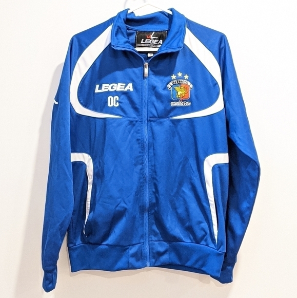 LEGEA blue track jacket sz Medium - Picture 1 of 8